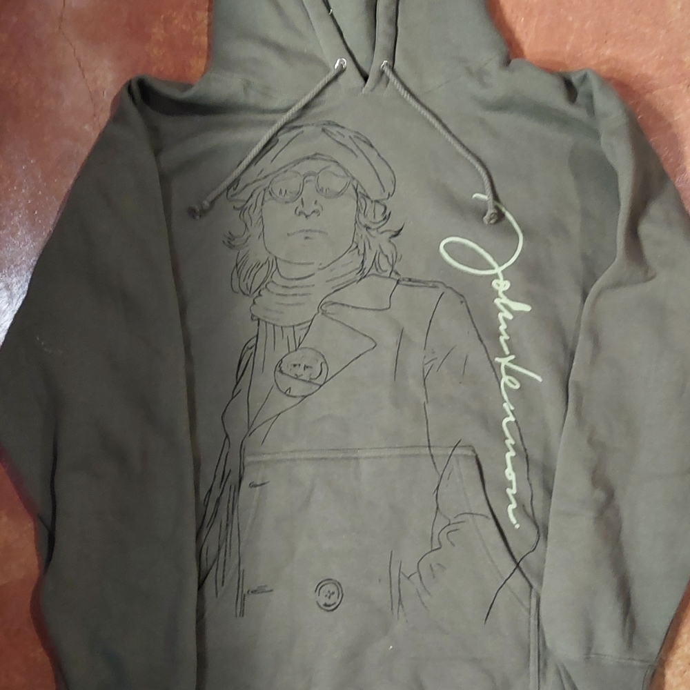 New Xl green John Lennon hoodie